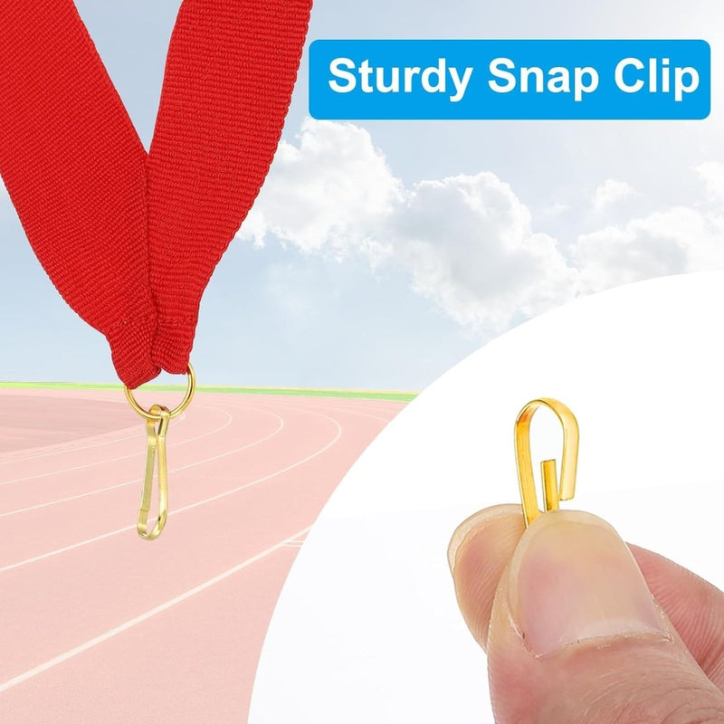 Load image in Gallery Viewer, Medaille neklinten 10 stuks 44 x 2,5 cm met klikclip – award linten – sport accessoires - happygetfit.com
