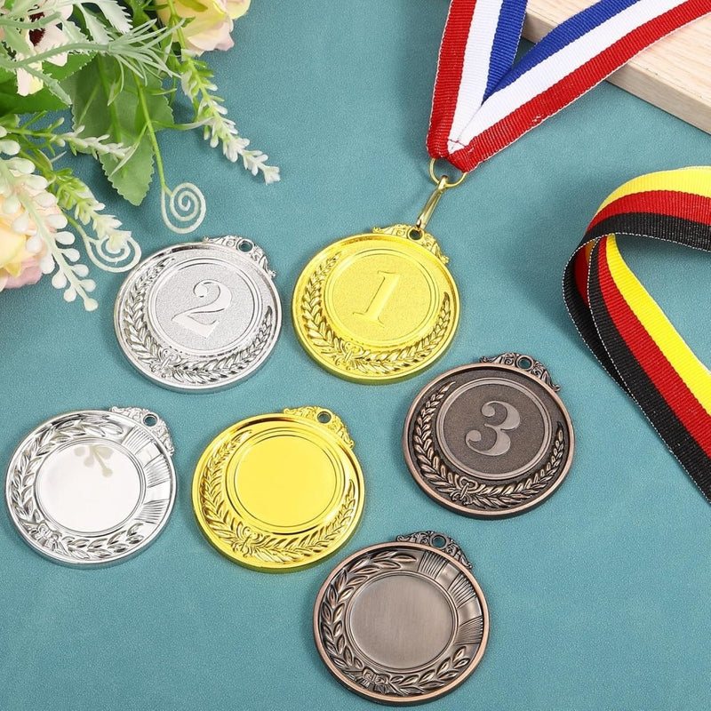 Load image in Gallery Viewer, Medaille neklinten 10 stuks 44 x 2,5 cm met klikclip – award linten – sport accessoires - happygetfit.com
