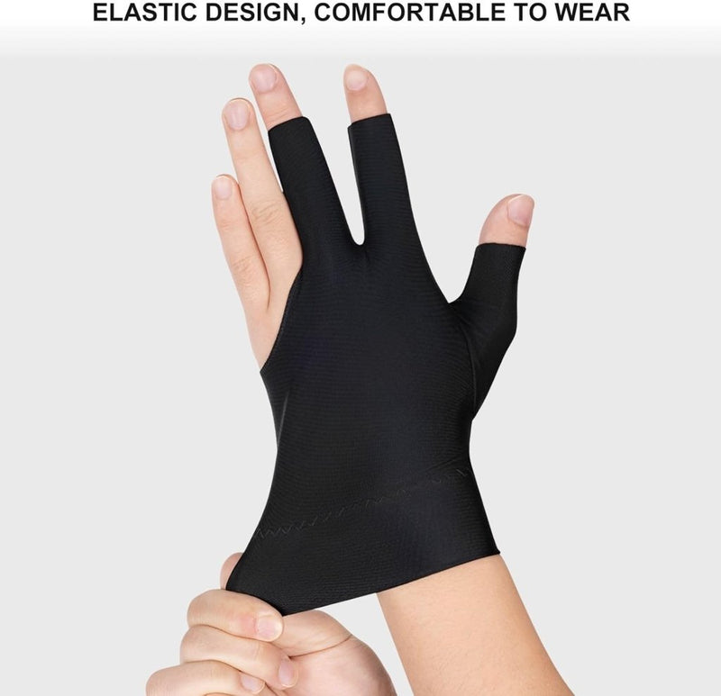 Φόρτωση εικόνας στο Gallery Viewer, 🧤 Meer grip, minder frictie – speel op topniveau met deze biljart handschoen 🧤 - happygetfit.com
