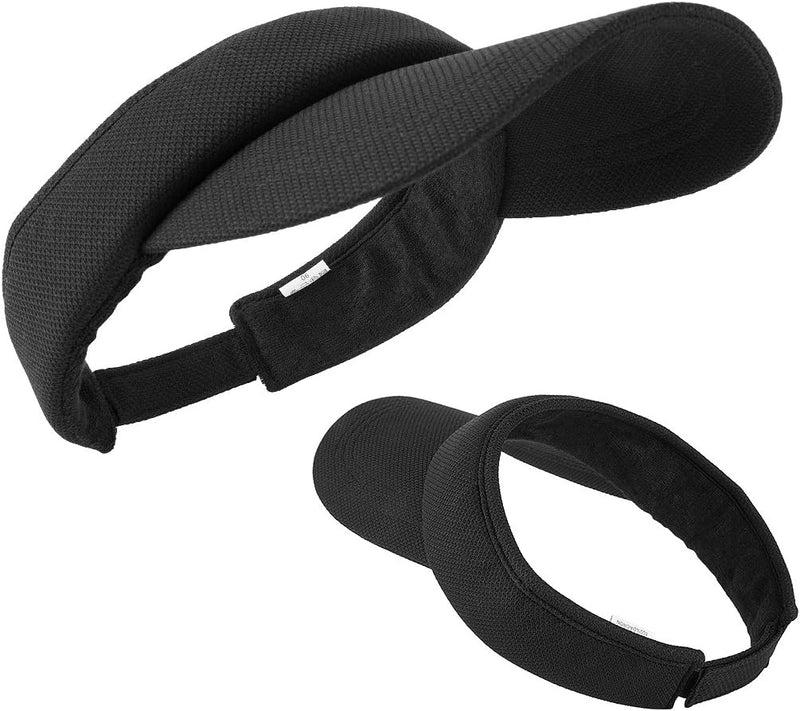 Load image into Gallery viewer, Meerdere kleuren zonnevizieren voor vrouwen en dames, lange pieken dikkere zweetband verstelbare hoed voor golffietsen vissen tennis hardlopen joggen en andere sporten - happygetfit.com
