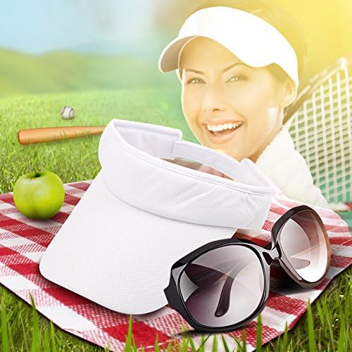 Meerdere kleuren zonnevizieren voor vrouwen en dames, lange pieken dikkere zweetband verstelbare hoed voor golffietsen vissen tennis hardlopen joggen en andere sporten - happygetfit.com