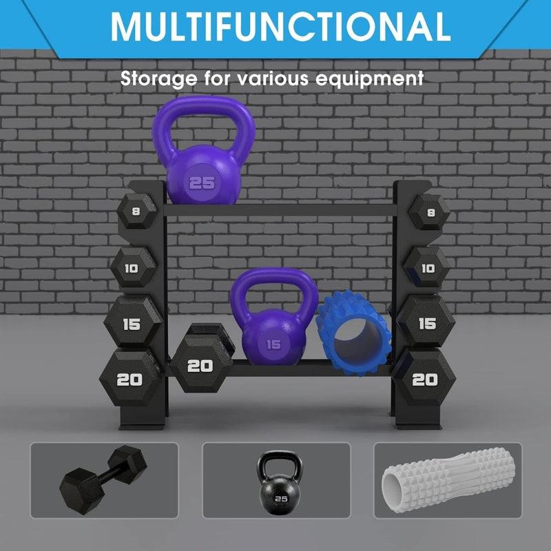 Laad afbeelding in Galerijviewer, Meerlaags halterrek voor dumbbells en fitnessaccessoires - happygetfit.com
