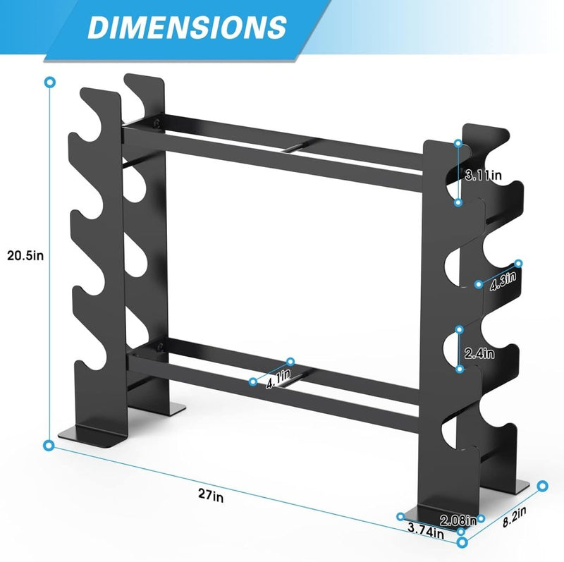 Laad afbeelding in Galerijviewer, Meerlaags halterrek voor dumbbells en fitnessaccessoires - happygetfit.com
