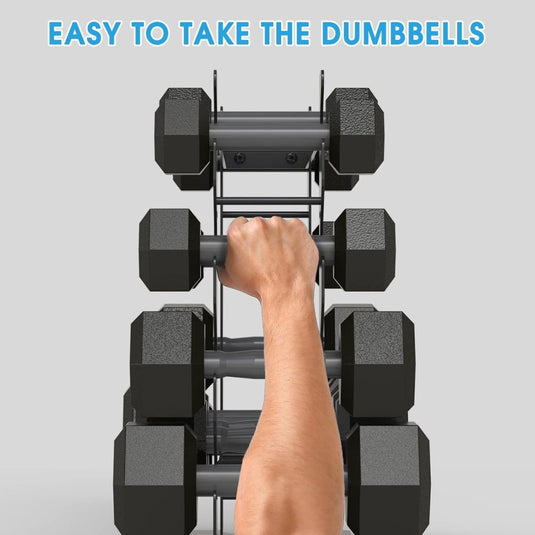 Meerlaags halterrek voor dumbbells en fitnessaccessoires - happygetfit.com