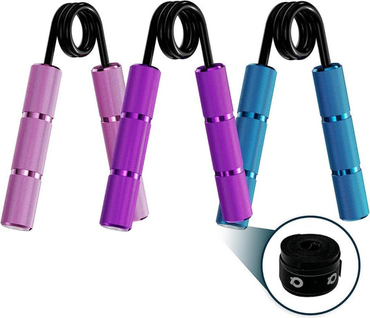 Metal Power Grippers Professional Grade - 8 weerstanden voor Grip, Pols & Arm Training (50lbs - 400lbs) - happygetfit.com