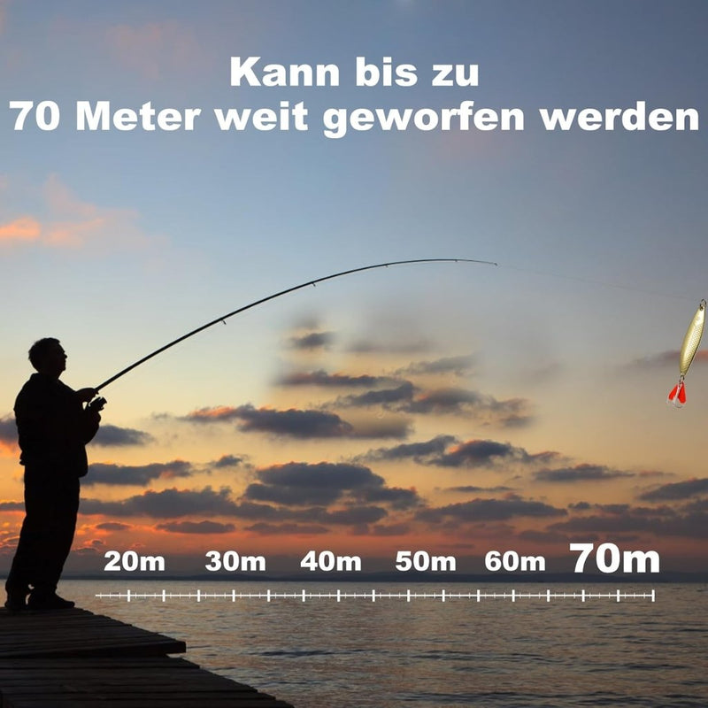 Chargez l'image dans la visionneuse de la galerie, Metalen vislepels set van 10 stuks 5 g en 8 g - happygetfit.com
