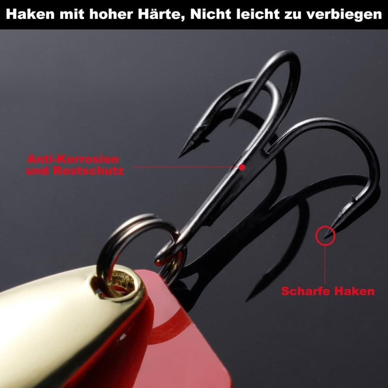 Chargez l'image dans la visionneuse de la galerie, Metalen vislepels set van 10 stuks 5 g en 8 g - happygetfit.com
