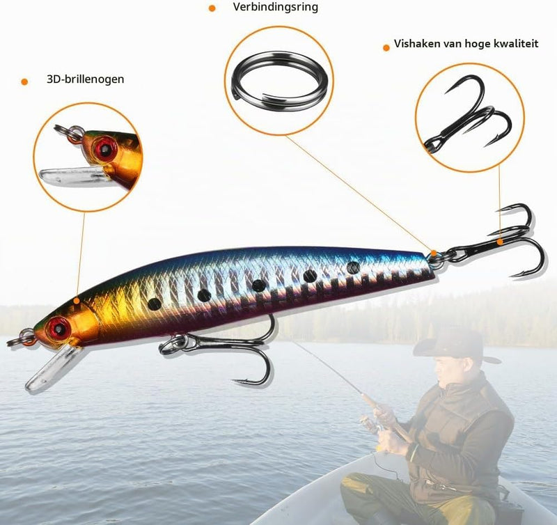 Carica l’immagine nel visualizzatore della galleria, Metalen visspinners 3 stuks 7,8 cm en 30 gram met veren en reflecterende bladen – makreelaas – zeeviskunstaas - happygetfit.com
