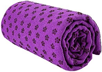 Microvezel yogahanddoek sneldrogend 183 x 63 cm lila - happygetfit.com