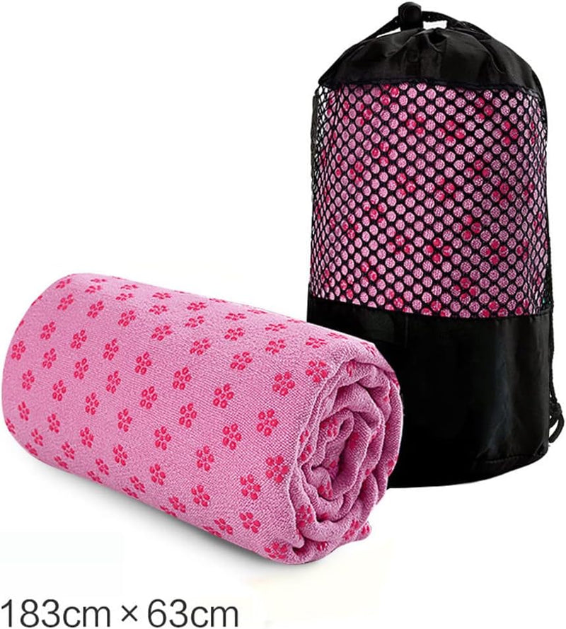 Laad afbeelding in Galerijviewer, Microvezel yogahanddoek sneldrogend 183 x 63 cm lila - happygetfit.com
