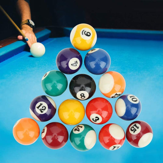 Mini biljartballen set van 16 stuks 38 mm - happygetfit.com
