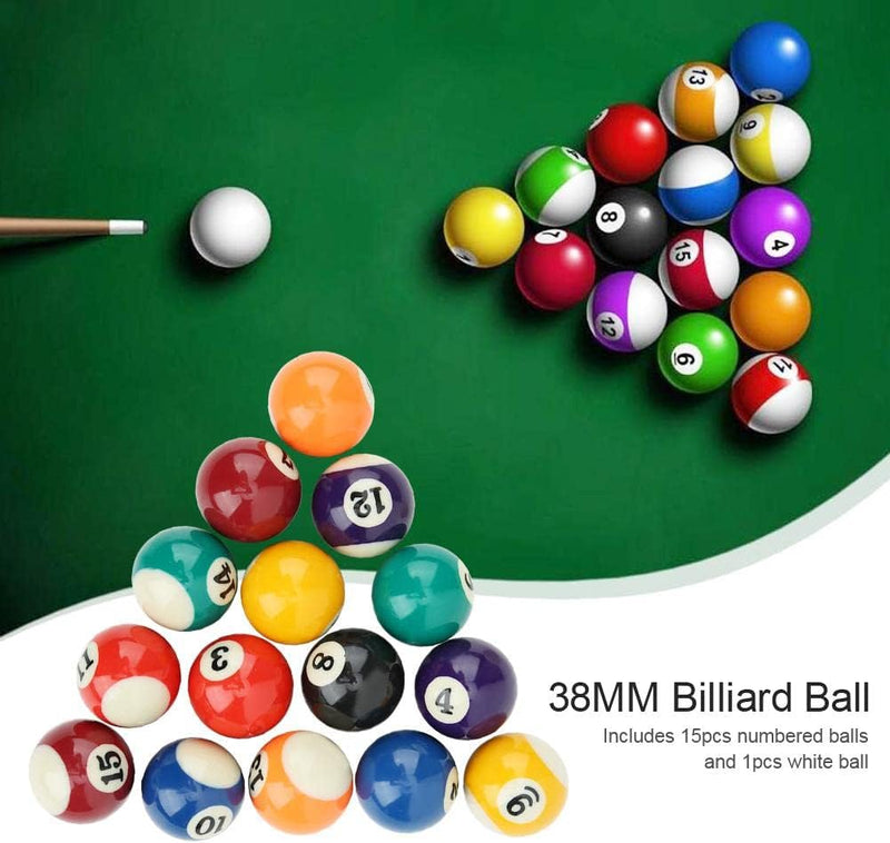 Laad afbeelding in Galerijviewer, Mini biljartballen set van 16 stuks 38 mm - happygetfit.com
