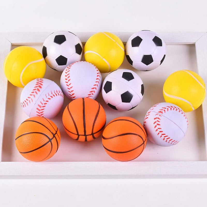 Carica immagine in Galleria Viewer, Mini schuimballen 12 stuks zachte sportballen van PU – stressballen – speelballen - happygetfit.com
