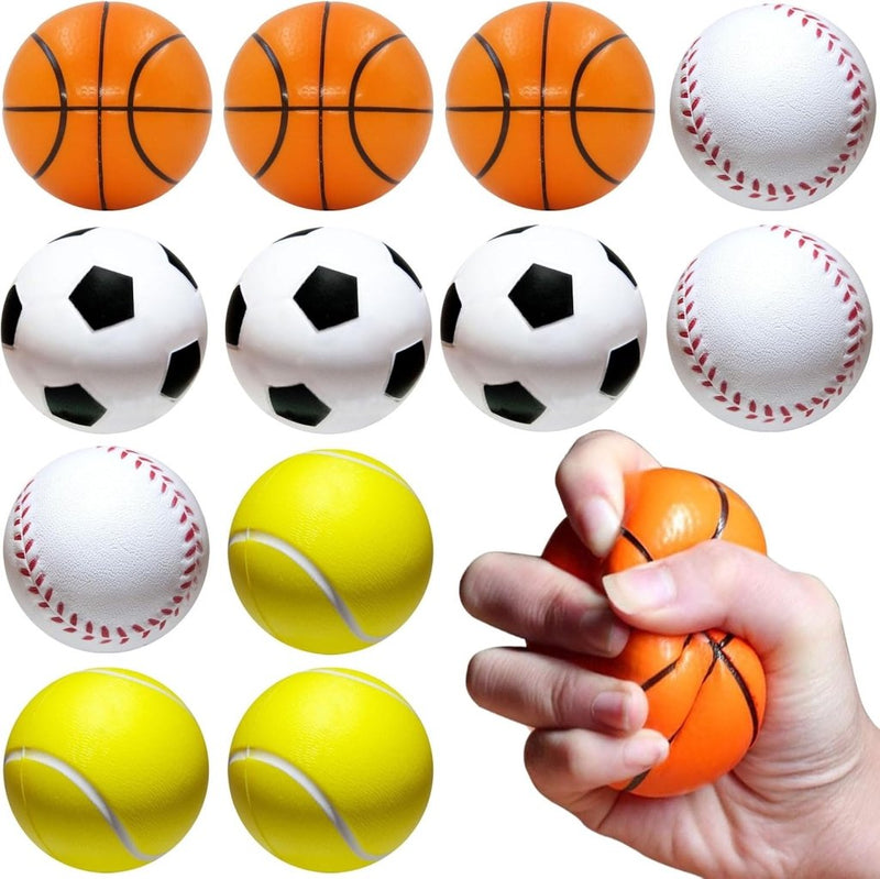 Carica immagine in Galleria Viewer, Mini schuimballen 12 stuks zachte sportballen van PU – stressballen – speelballen - happygetfit.com
