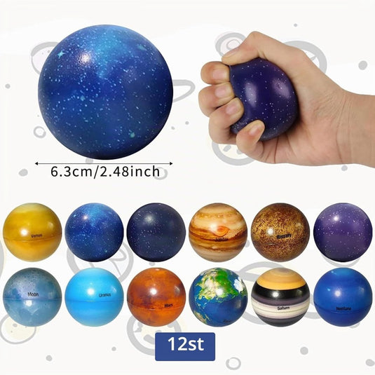 Mini schuimballen 12 stuks zachte sportballen van PU – stressballen – speelballen - happygetfit.com
