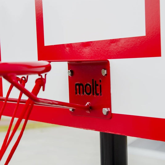 molti Basketbalkorf, wandmontage, diameter 37 cm, basketbalring met ring en net, voor binnen en buiten - happygetfit.com