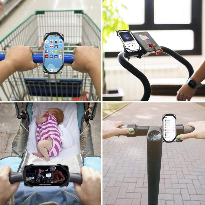 Laad afbeelding in Galerijviewer, MOSUO Universele telefoonhouder voor fiets, siliconen, 360 graden draaiend, voor smartphones van 4,5-7,0 inch - happygetfit.com
