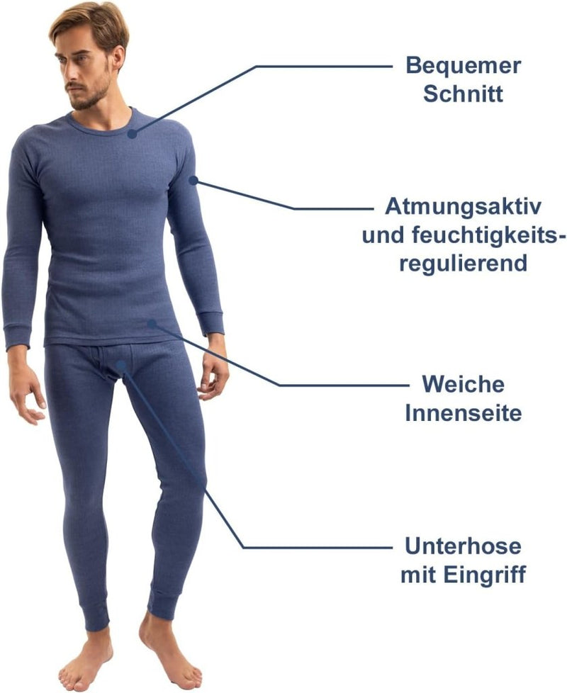 Laad afbeelding in Galerijviewer, MT Heren ski- en thermische onderbroek winter onderbroek - happygetfit.com
