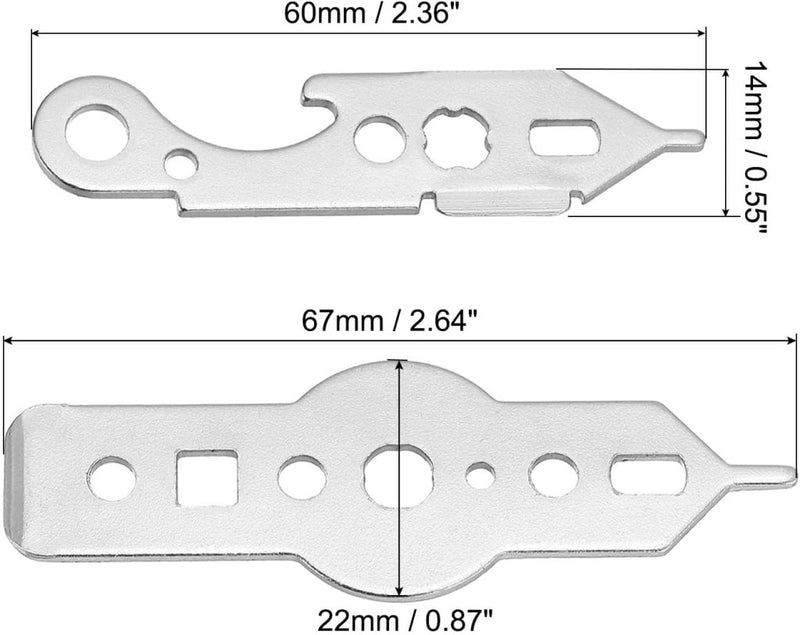 Load image into Gallery viewer, Multifunctionele dart wrench tool kit (2 stuks) - Sleutel gereedschap voor dartpijlen - Sleutelhanger accessoire dart shaft &amp; soft tips - happygetfit.com

