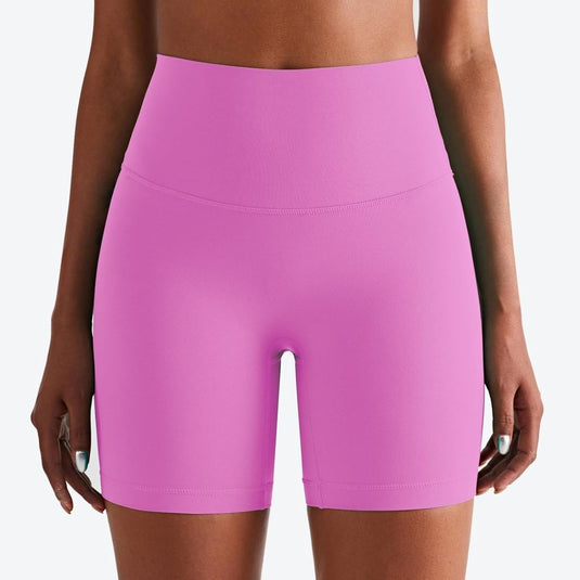 Naadloze dames sportshort high waist stretch - happygetfit.com