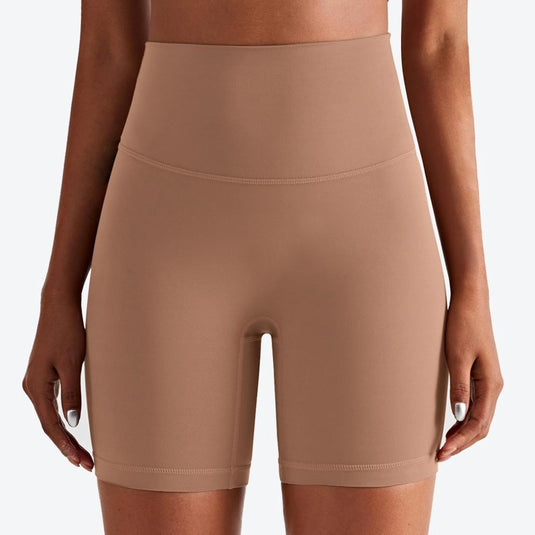 Naadloze dames sportshort high waist stretch - happygetfit.com