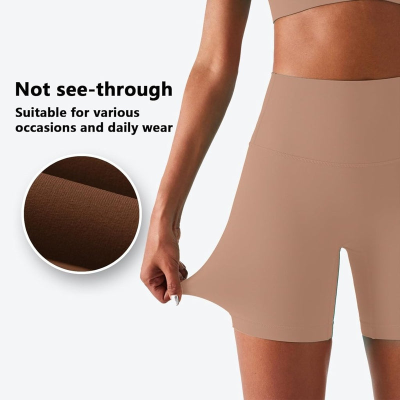 Laad afbeelding in Galerijviewer, Naadloze dames sportshort high waist stretch - happygetfit.com
