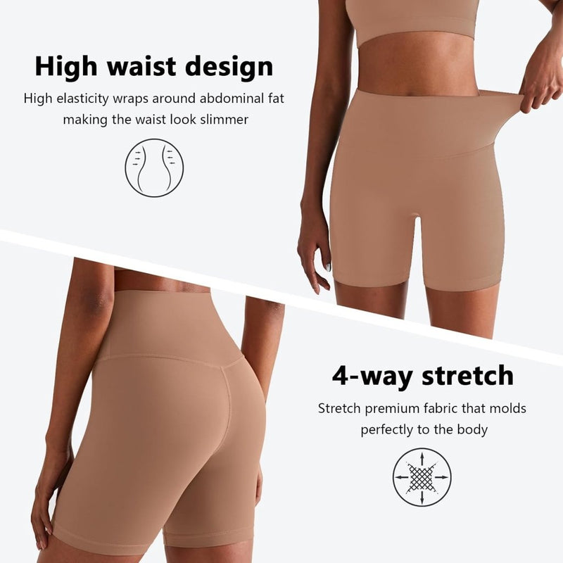 Laad afbeelding in Galerijviewer, Naadloze dames sportshort high waist stretch - happygetfit.com
