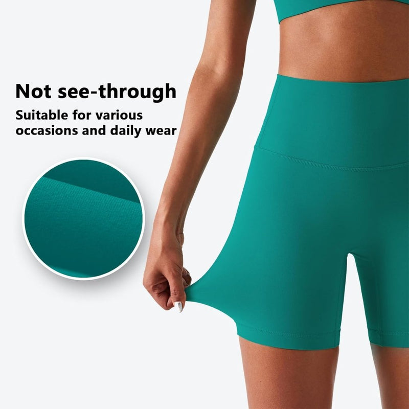 Laad afbeelding in Galerijviewer, Naadloze dames sportshort high waist stretch - happygetfit.com
