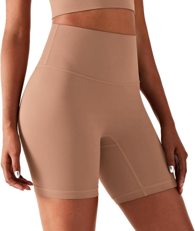 Laad afbeelding in Galerijviewer, Naadloze dames sportshort high waist stretch - happygetfit.com
