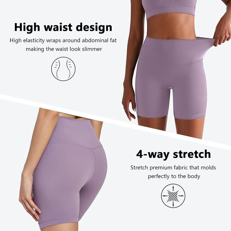 Laad afbeelding in Galerijviewer, Naadloze dames sportshort high waist stretch - happygetfit.com
