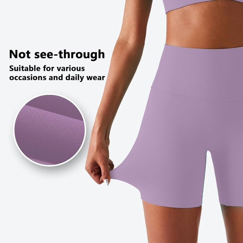 Laad afbeelding in Galerijviewer, Naadloze dames sportshort high waist stretch - happygetfit.com
