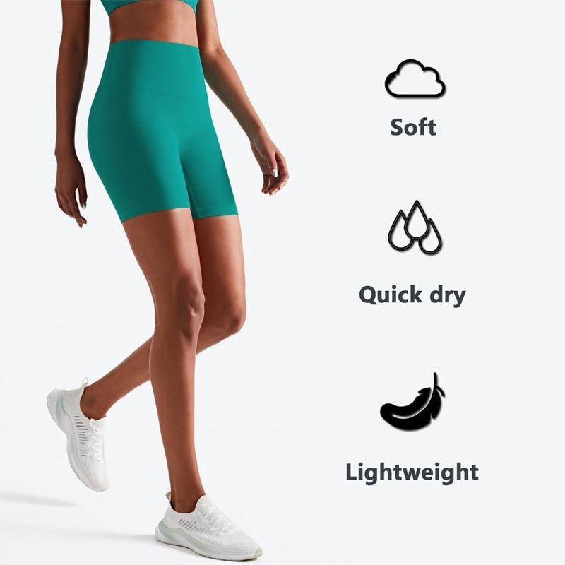 Laad afbeelding in Galerijviewer, Naadloze dames sportshort high waist stretch - happygetfit.com
