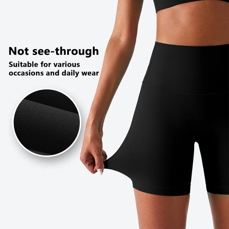 Laad afbeelding in Galerijviewer, Naadloze dames sportshort high waist stretch - happygetfit.com
