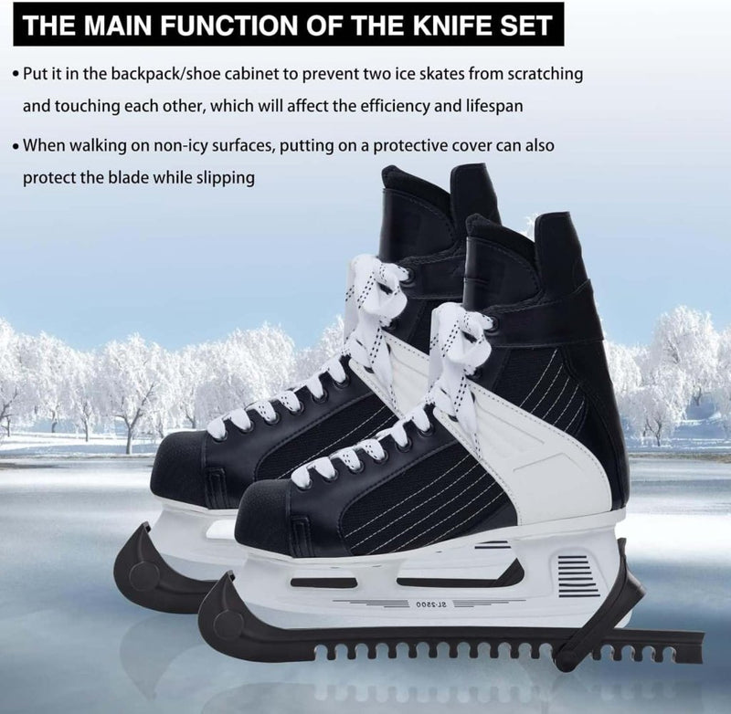 Laad afbeelding in Galerijviewer, NANAOUS 1 paar verstelbare beschermers voor schaatsen voor hockey of kunstschaatsen - happygetfit.com
