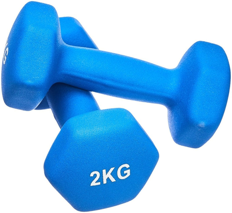 Laad afbeelding in Galerijviewer, Neopreen dumbbells met antislip grip – halters – fitness gewichten - happygetfit.com
