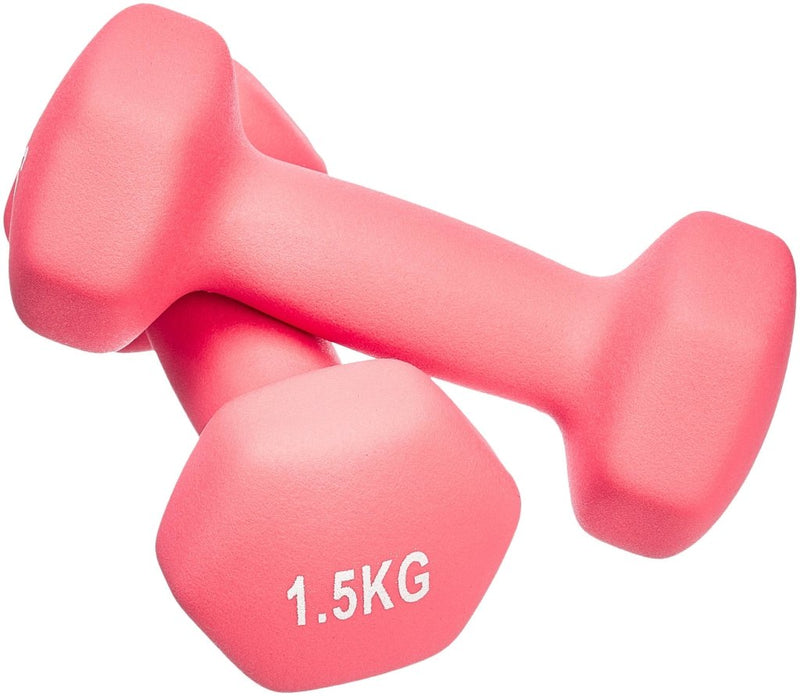 Laad afbeelding in Galerijviewer, Neopreen dumbbells met antislip grip – halters – fitness gewichten - happygetfit.com
