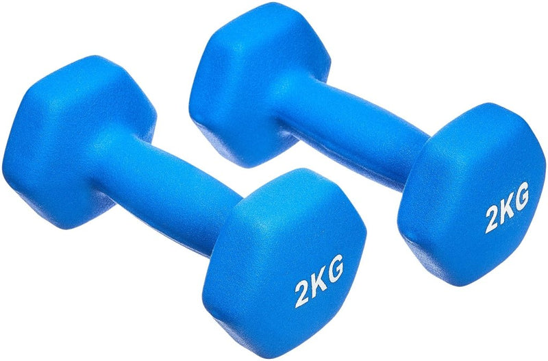 Laad afbeelding in Galerijviewer, Neopreen dumbbells met antislip grip – halters – fitness gewichten - happygetfit.com
