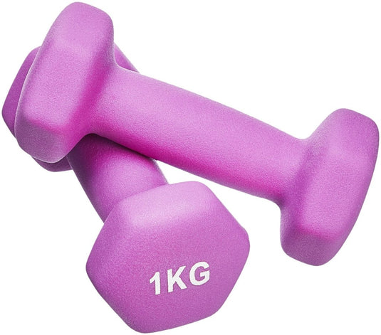 Neopreen dumbbells met antislip grip – halters – fitness gewichten - happygetfit.com