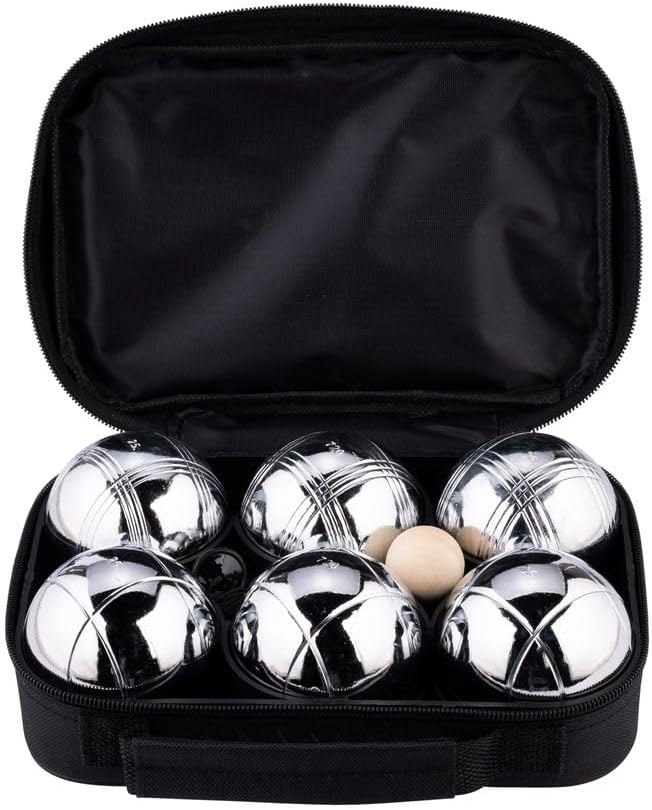 Laad afbeelding in Galerijviewer, No Label - Jeu De Boules Set Deluxe with Carry Bag - happygetfit.com
