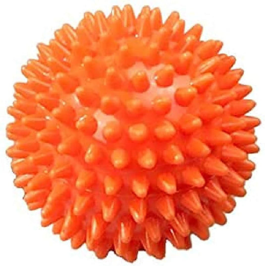 Noppen massagebal 8 cm oranje - happygetfit.com