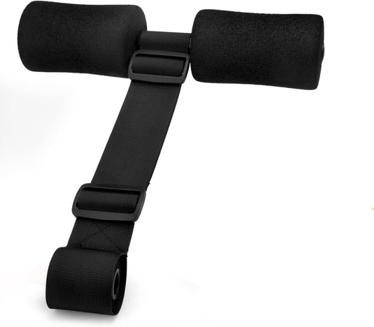 Nordic curl trainingsriem met deuranker zwart - happygetfit.com