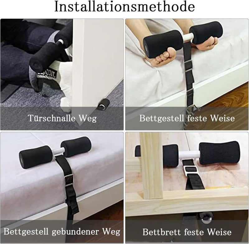 Chargez l'image dans la visionneuse de la galerie, Nordic curl trainingsriem met deuranker zwart - happygetfit.com
