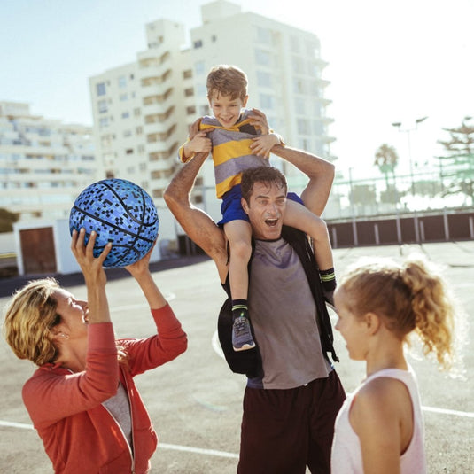 Official Rubber Basketball Outdoor Indoor Mens Basketball Ball Size 3/4/5/6/7 for Kids Youth Teen Boys and Girls Gift Ideas(Without Pump) - happygetfit.com