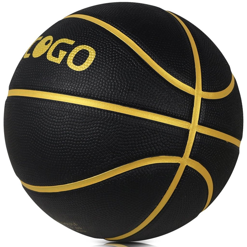 Load image into Gallery viewer, Official Rubber Basketball Outdoor Indoor Mens Basketball Ball Size 3/4/5/6/7 for Kids Youth Teen Boys and Girls Gift Ideas(Without Pump) - happygetfit.com

