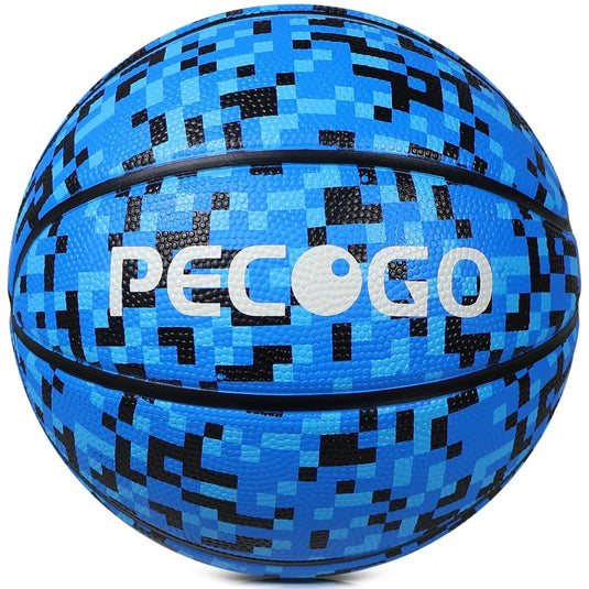 Official Rubber Basketball Outdoor Indoor Mens Basketball Ball Size 3/4/5/6/7 for Kids Youth Teen Boys and Girls Gift Ideas(Without Pump) - happygetfit.com