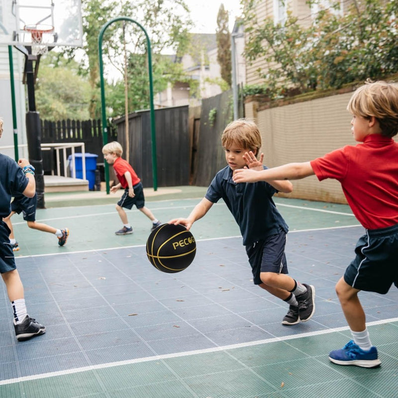 Load image into Gallery viewer, Official Rubber Basketball Outdoor Indoor Mens Basketball Ball Size 3/4/5/6/7 for Kids Youth Teen Boys and Girls Gift Ideas(Without Pump) - happygetfit.com
