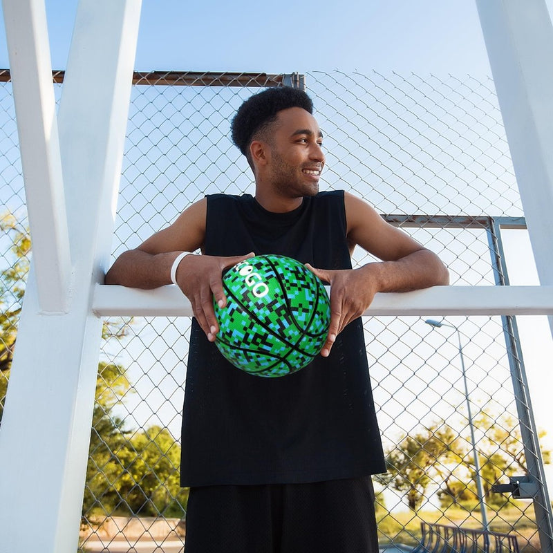 Load image into Gallery viewer, Official Rubber Basketball Outdoor Indoor Mens Basketball Ball Size 3/4/5/6/7 for Kids Youth Teen Boys and Girls Gift Ideas(Without Pump) - happygetfit.com
