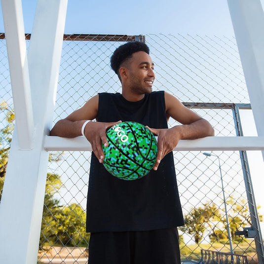 Official Rubber Basketball Outdoor Indoor Mens Basketball Ball Size 3/4/5/6/7 for Kids Youth Teen Boys and Girls Gift Ideas(Without Pump) - happygetfit.com