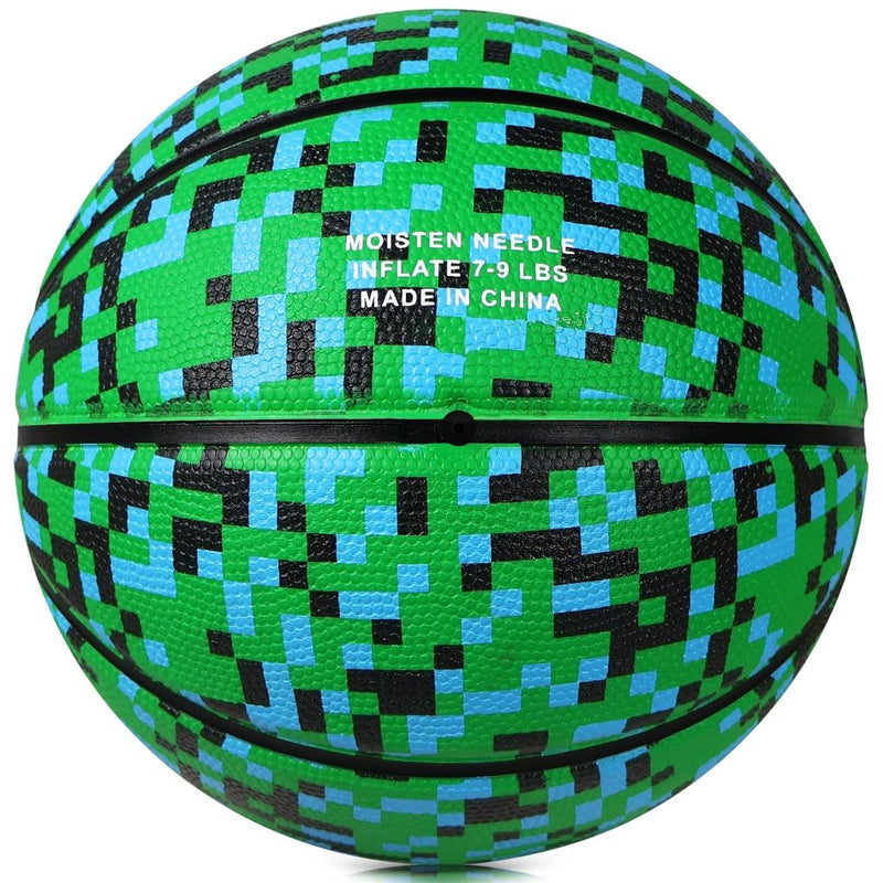 Load image into Gallery viewer, Official Rubber Basketball Outdoor Indoor Mens Basketball Ball Size 3/4/5/6/7 for Kids Youth Teen Boys and Girls Gift Ideas(Without Pump) - happygetfit.com
