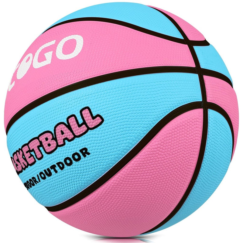Load image into Gallery viewer, Official Rubber Basketball Outdoor Indoor Mens Basketball Ball Size 3/4/5/6/7 for Kids Youth Teen Boys and Girls Gift Ideas(Without Pump) - happygetfit.com

